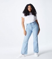 Urban Bliss Pale Blue Flared Jeans